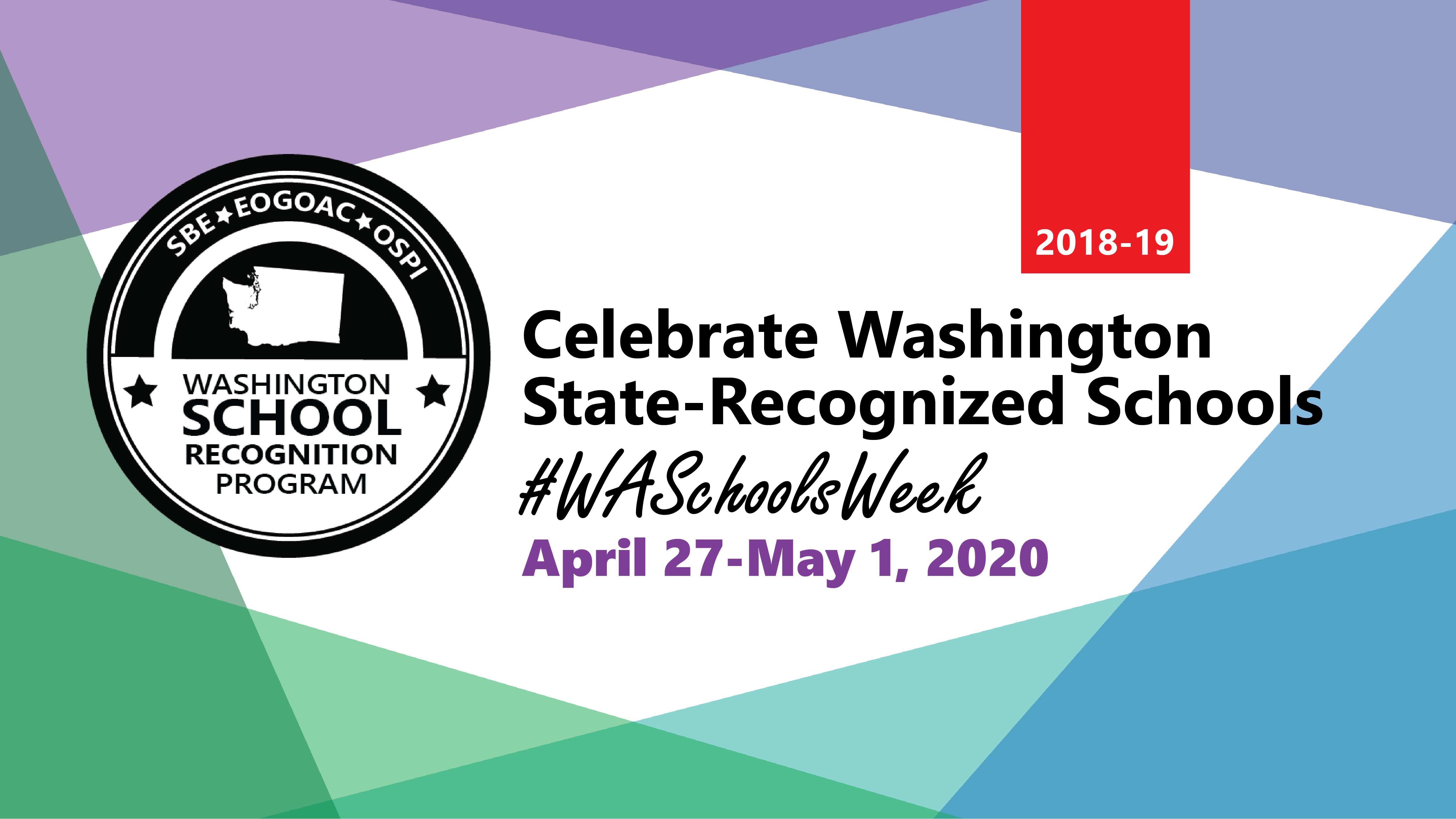 Celebrate Washington Schools April 27-May 1