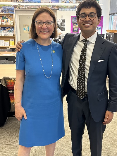 Pavan and Rep. Suzan DelBene at a recent event